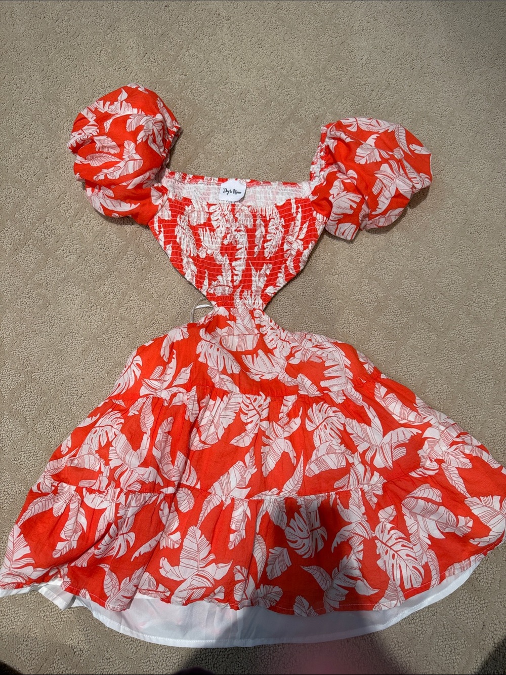 Sky to Moon Women's mini dress with cutouts on the sides